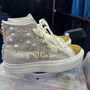 women’s custom wifey converses